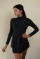 Aliyah Skater Dress (Black)