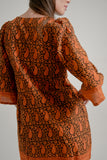Almost Always Batik Dress (Burnt Orange)