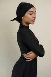 Aliyah Swim Turban (Black)