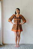 Almost Always Batik Dress (Burnt Orange)