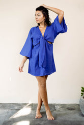 Ulani Kimono Dress (Azure)