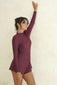 Aliyah Skater Dress (Burgundy)