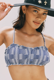 Kitana Bandeau Top (Ikat Blue)