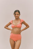 Vera High Waist Bottom (Salmon)