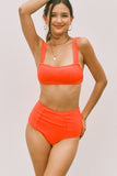 Vera High Waist Bottom (Tangerine)