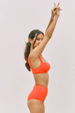 Vera High Waist Bottom (Tangerine)