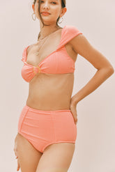 Vera High Waist Bottom (Salmon)
