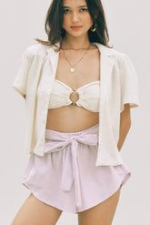 Puglia Fold Shorts (Lilac)