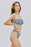 Kitana Bandeau Top (Ikat Blue)