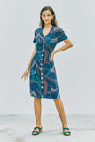 Secretary Dress (Blue Lagoon)