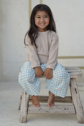 MINI WAFFLE SWEATER (Latte)