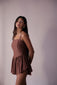 Eniko Skater Dress (Cocoa)