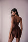 Eniko Skater Dress (Cocoa)