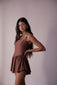 Eniko Skater Dress (Cocoa)