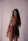 Eniko Skater Dress (Cocoa)