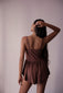 Eniko Skater Dress (Cocoa)