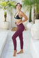 Aliyah Surf Leggings (Burgundy)
