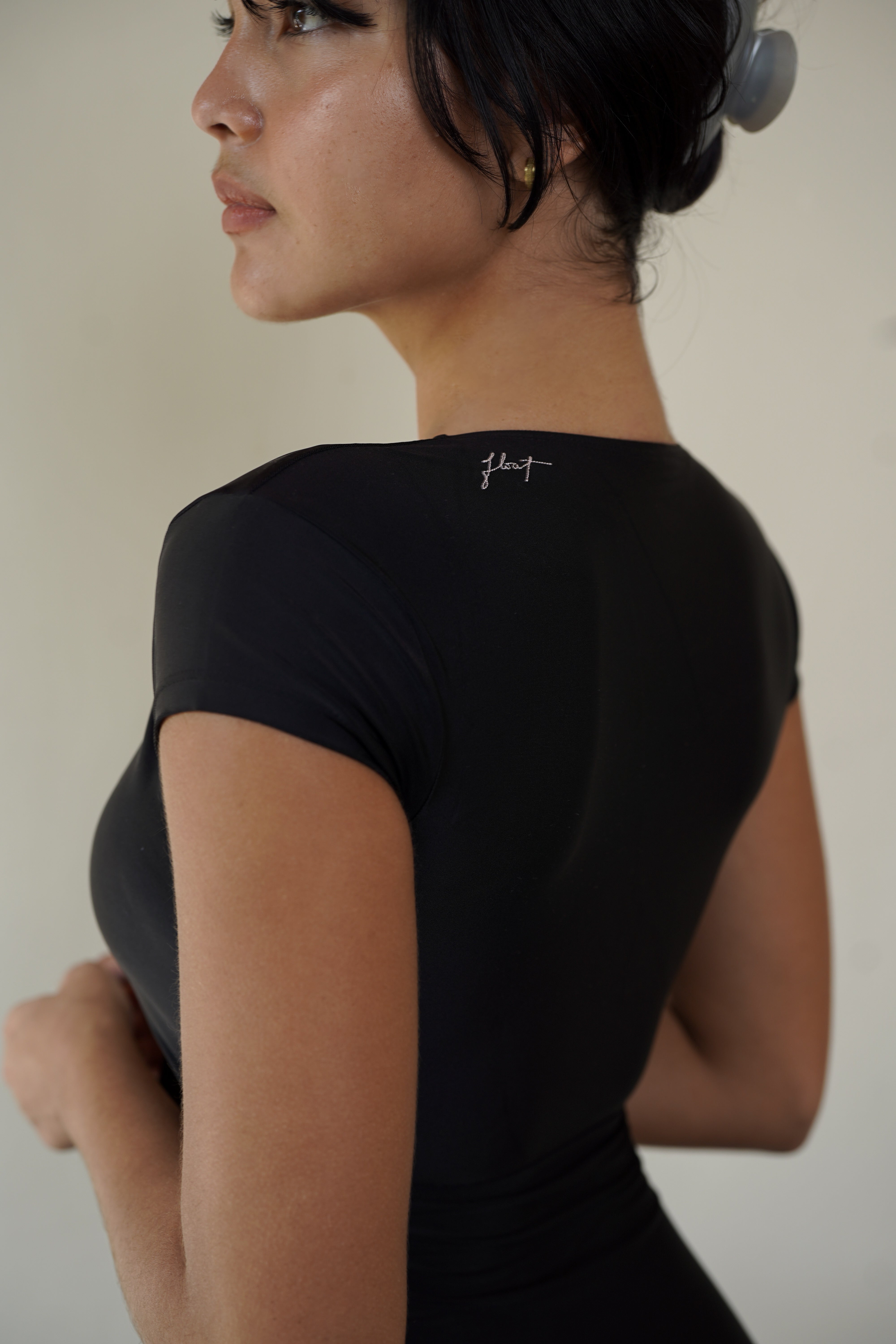 Clara Swimsuit Black/white