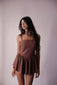 Eniko Skater Dress (Cocoa)