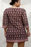 Almost Always Batik Dress (Red/Navy)