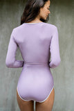 Anya Ribbed Rashie (Lilac)
