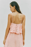 Unna Peplum Midi Dress (Ballerina)
