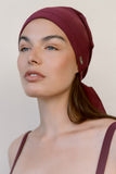 Aliyah Swim Turban (Burgundy)