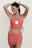 SABINA SKIRT BOTTOM (Pecan)
