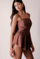 Eniko Skater Dress (Cocoa)