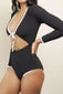 Anya Ribbed Rashie (Black)