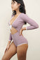 Anya Ribbed Rashie (Lilac)