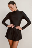 Aliyah Skater Dress (Black)