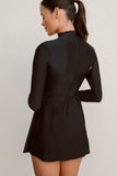 Aliyah Skater Dress (Black)