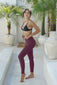 Aliyah Surf Leggings (Burgundy)