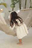 MINI ALAIA LINEN DRESS (Oatmeal)