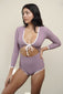 Anya Ribbed Rashie (Lilac)