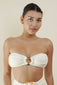 Olga Bandeau Top (Ivory)