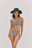 Kitana Bottom (Ikat Blue)