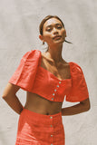 Sinai Crop Top (Poppy)