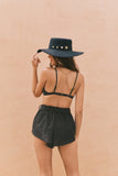 Puglia Fold Shorts (Black)