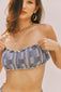 Kitana Bandeau Top (Ikat Blue)