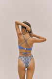 Kitana Bottom (Ikat Blue)