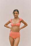 Vera High Waist Bottom (Salmon)