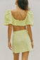 Sinai Mini Skirt (Lemon)