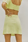 Sinai Mini Skirt (Lemon)