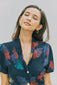 Salina Dress (Navy Floral)