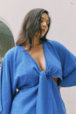Ulani Kimono Dress (Azure)