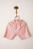 MINI VICHY TROUSERS (Pink)