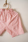 MINI VICHY TROUSERS (Pink)