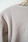 MINI WAFFLE SWEATER (Latte)